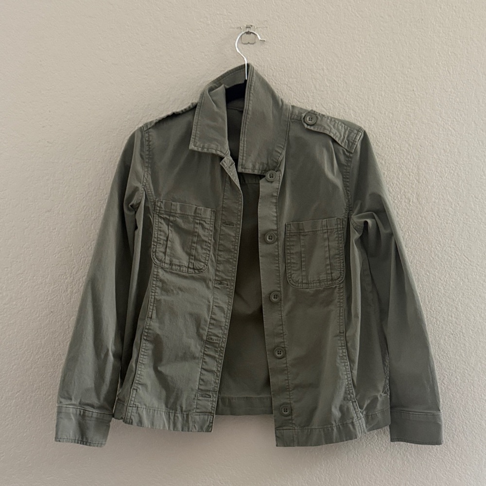 Eddie Bauer Sage Green Casual Jacket